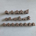 Carcassonne - Set de 19 Meeples et Extension 18