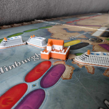 Ticket to Ride - 3D cruise ships