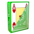 Jeu de 54 cartes Modiano format poker - Vert clair 1