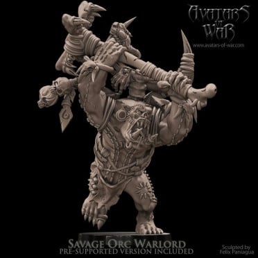 Avatars Of War - Orc Warlord 9