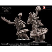 Avatars of War - Skrigg Dwarfmocker & Grotlings Shieldbearers