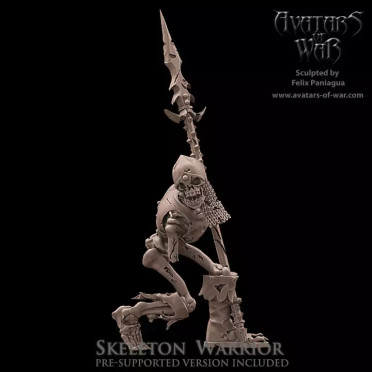 Avatars of War - Undead - Skeleton Lancer Warrior 2