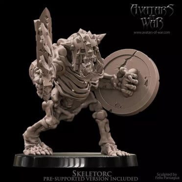 Avatars Of War - Undead - Skeletorc Warrior