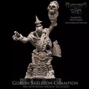 Avatars Of War - Undead - Goblin Skeleton Champion with Severed Head