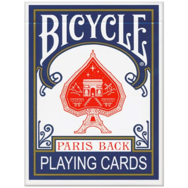 Bicycle Paris Back Playing Cards - Bleu