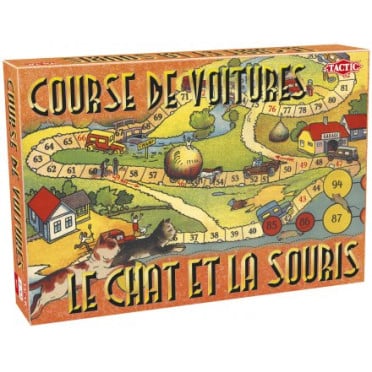 2 jeux en 1 : Course de voiture / Le chat et la souris