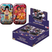 One Piece Le Jeu de Cartes - Bundle Tin Pack Set 01 + Display OP10 Sang Royal