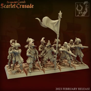 Titan Forge - Scarlet Crusade - Arquebusiers Impérial with EMC