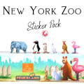 New York Zoo - Set d'autocollants 8