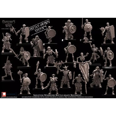 Avatars Of War - Skeletons Warriors Battle-Ready Regiment