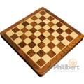 Jeu d'échecs pliant magnétique marqueté, 30 cm - Bois Laqué 0