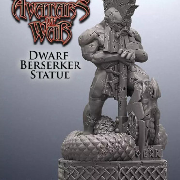 Avatars Of War - Dwarf Berserker Statue