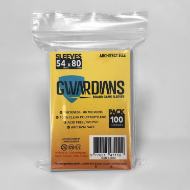 Gwardians Sleeves Premium - 54 x 80mm - 100p