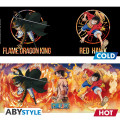ONE PIECE - Mug Heat Change - 460 ml - Luffy & Sabo 2