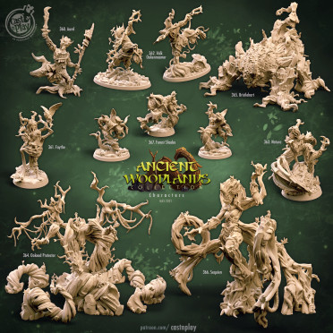Cast n Play - Ancients Woodlands - Complet Set