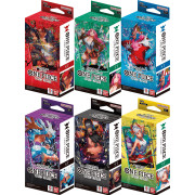 Bundle One Piece Le Jeu de Cartes : 6 Decks pour Débutant 23 à 28
