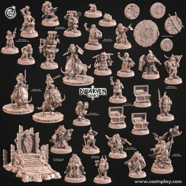 Cast n Play - Dwarven Legacy - Complet Set