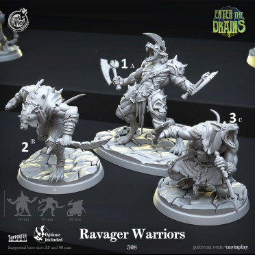 Cast n Play - Enter the Drains - Ravager Warriors
