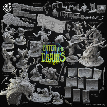 Cast n Play - Enter the Drains - Complet Set
