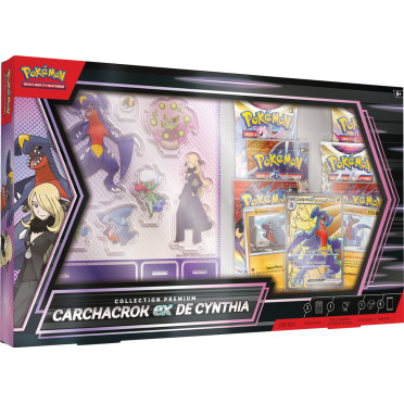 Pokémon : Collection Premium Carchacrok‑ex de Cynthia