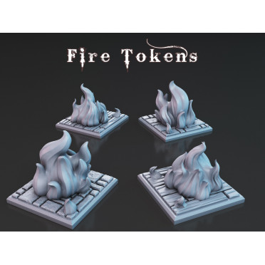 Jetons de feu x5