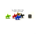 5PCS Cowboy Meeple Figures 45