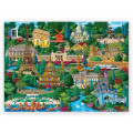 Puzzle en bois - France - 1000 pièces 2