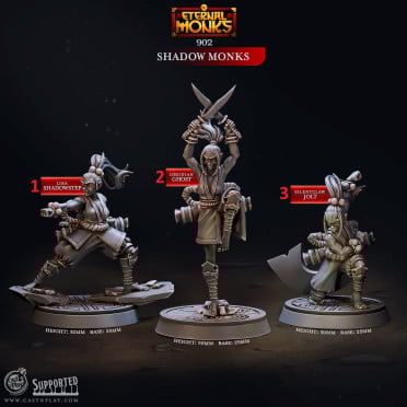 Cast n Play - Eternal Monks - Shadow Monks