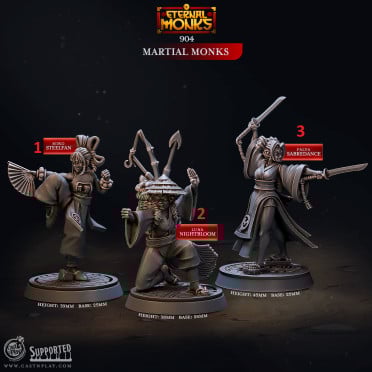 Cast n Play - Eternal Monks - Martial Monks