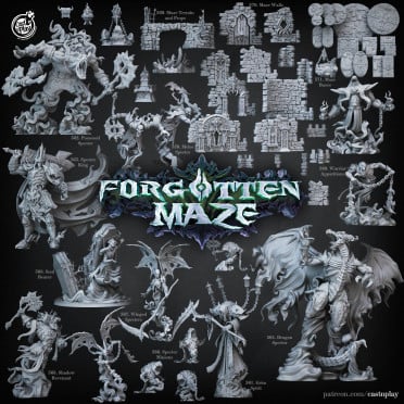 Cast n Play - Labyrinthe Oublié - Set Complet