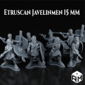 Rise Miniatures - Wars of Antiquity - Javeliniers Etrusques avec ou sans boucliers – 15 mm 0