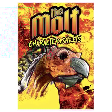 Mörk Borg - The Molt: Character Sheet Tear-Pad