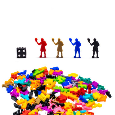 Meeple - Joueur de basket x5