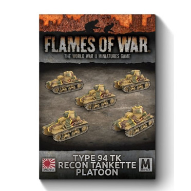 Flames of War - Pacific - Type 94 TK Recon Tankette Platoon