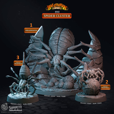 Cast n Play - Saison d'Halloween - Nid d'Araignées