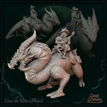 Great Grimoire - Song of the Eternal Night - Elion - 75mm
