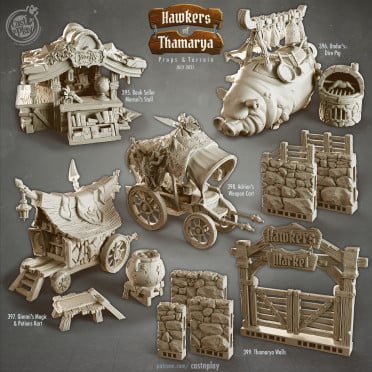 Cast n Play - Terrains of Thamarya - Complet Set