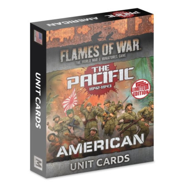 Flames of War - Pacific - American Unit Cards (Limited Edition)
