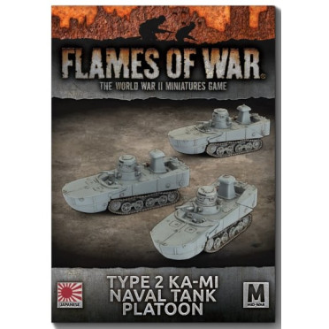 Flames of War - Pacific - Type 2 Ka-Mi Naval Tank Platoon