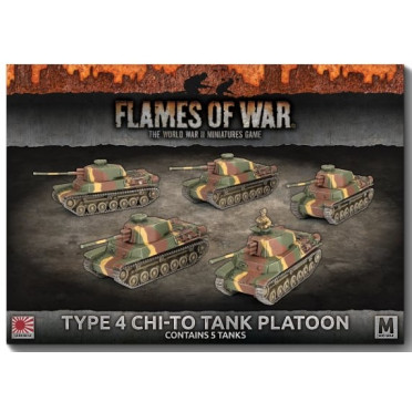 Flames of War - Pacific - Type 4 Chi-To Tank Platoon