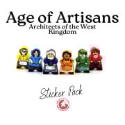 Architects of the West Kingdom: Age of Artisans  sticker set