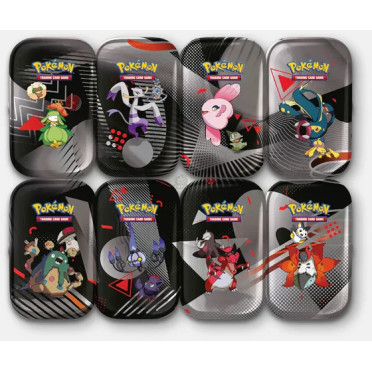 Pokémon : Lot des 8 Mini-Tin Foudre Noire et Flamme Blanche