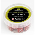 Kromlech - 25xBattle Dice Red 12mm 1
