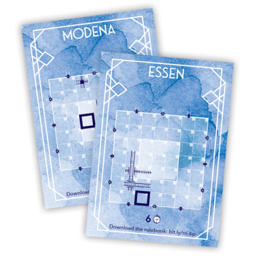 Railroad Ink Challenge - Promo Modena Essen Blueprint Card