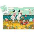 Puzzle silhouette - Ollie, le dalmatien - 24 pièces 1