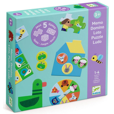 Coffret 5 Jeux - À la ferme