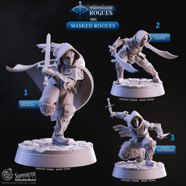 Cast n Play - Nightdagger Rogues - Masked Rogues