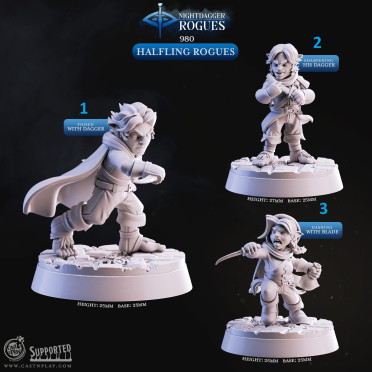 Cast n Play - Nightdagger Rogues - Halfling
