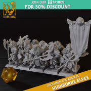 Titan Forges – Highbornes Elves – Lionhearts with EMC