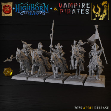 Titan Forges – Highbornes Elves – Dragon Cavalry with EMC